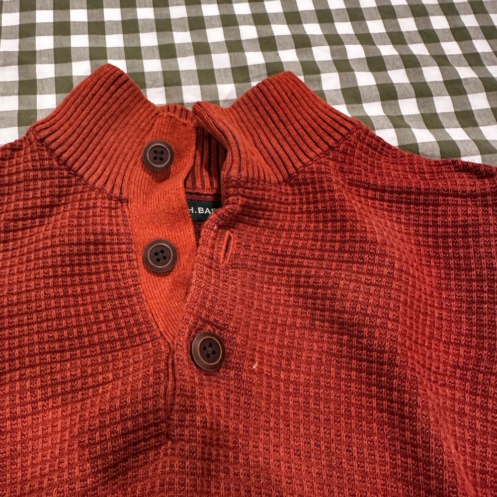 G.H. Bass & Co. Brick Red Knit Sweater